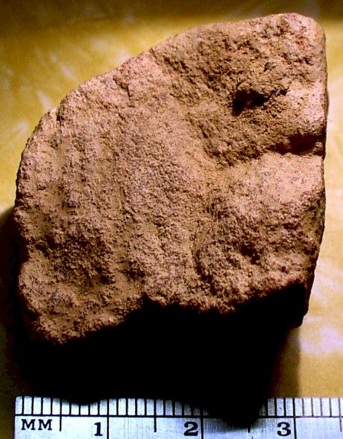 Sandstone Artifact from Day's Knob Archaeological Site