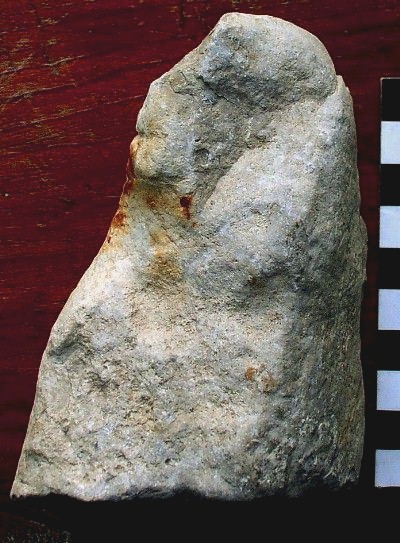 Standing Limestone Figure - Day's Knob Archaeological Site