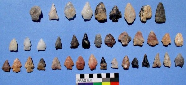 Part of Flint and Quartz Point Cache  - Dave Gillilan Find
