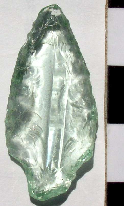 Glass Projectile Point - Pickaway County, Ohio - Found by Dave Gillilan