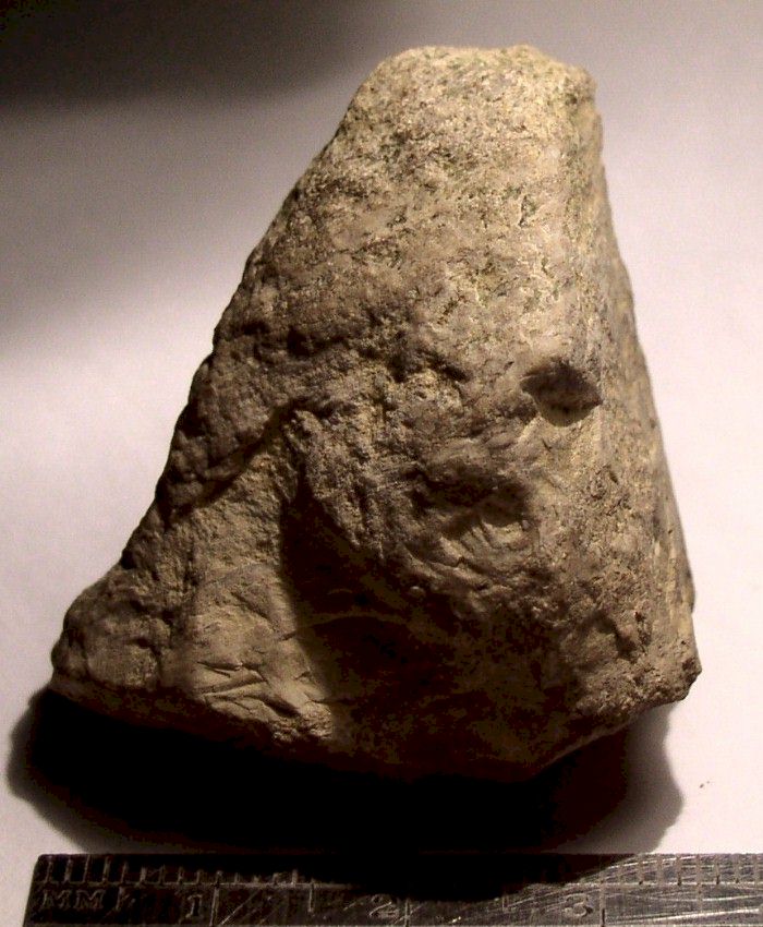 Human Figure in Limestone - Day's Knob Archaeological Site