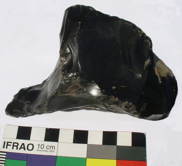 Gro Pampau Artifact - Flint Gouge with Red Pigment Residue