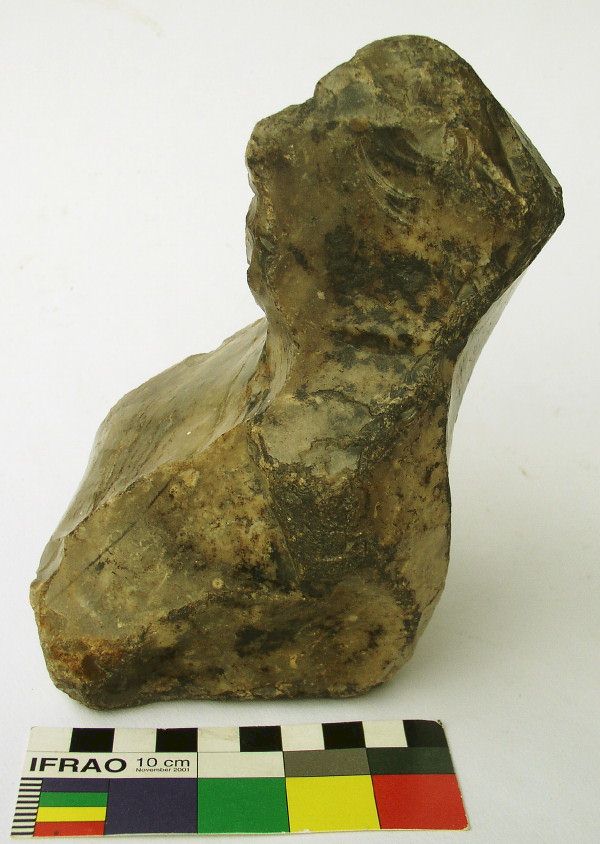 Flint "Stargazer" Figure, Gro Pampau Artifact, Northern Germany