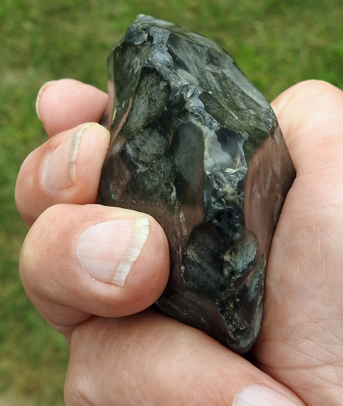 Acheulean Hand Axe or Chopper - Charles Belart Collection