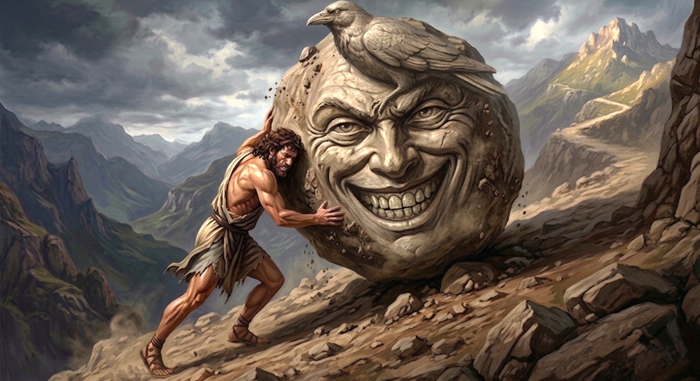 Sisyphus / Alan Day and Figure Stone